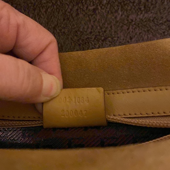 Gucci Bamboo Suede & Leather Bag - Picture 5 of 8